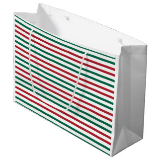 Candy Cane Stripes Große Geschenktüte