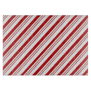 Candy Cane Stripes Schneidebrett