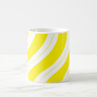 Candy Cane Stripes Yellow Christmas Kaffeetasse