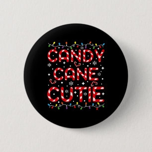 Candy Cane Süsse Funny Christmas Kinder Kleinkind Button