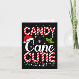 Candy Cane Süsse Niedlich Funny Christmas Weihnach Karte