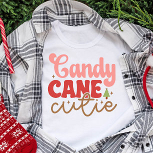 Candy Cane Süsse Retro Groovy Weihnachtsfeiertage Tri-Blend Shirt