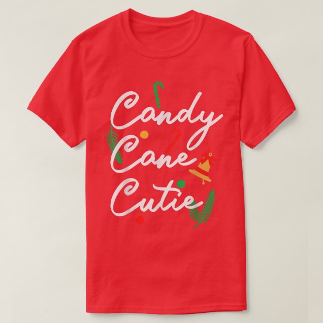 Candy Cane Süsse T-Shirt (Design vorne)