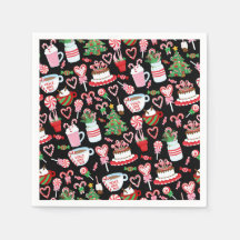 Candy Cane Süßigkeiten Muster