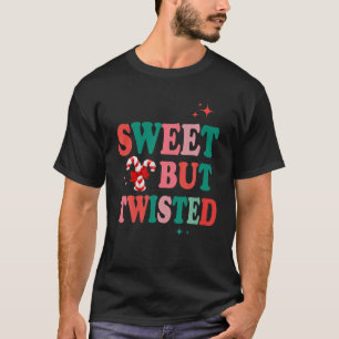 Candy Cane Sweet aber gefickt Funny Frohe Weihnach T-Shirt