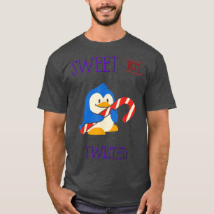 Candy Cane Sweet aber gefickt Sarcastic Funny T-Shirt