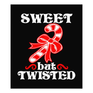 Candy Cane Sweet Aber gefriert Funny Weihnachten Fotodruck