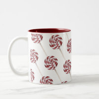 Candy Cane Swirl Lollipops Pattern