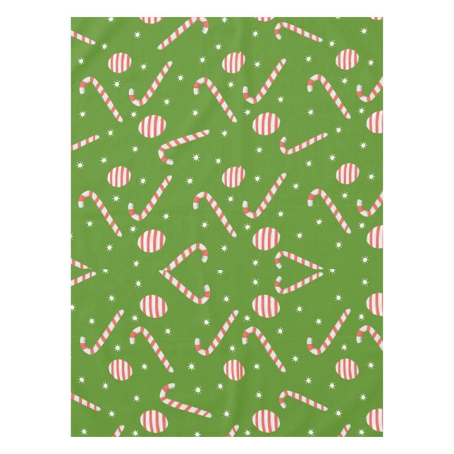 Candy Cane Tischdecke (Vorderseite)