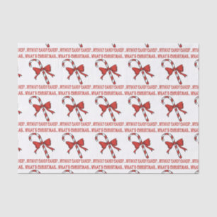 Candy Cane Tissue Paper Seidenpapier