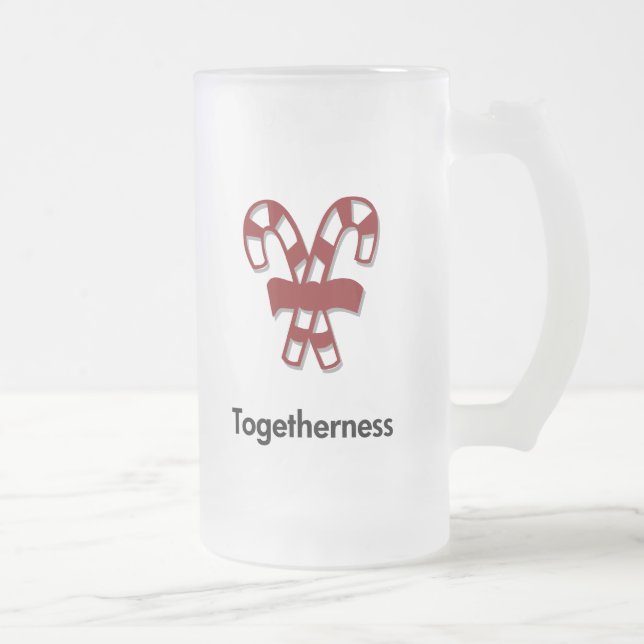 Candy Cane Togethness Mattglas Bierglas (Rechts)