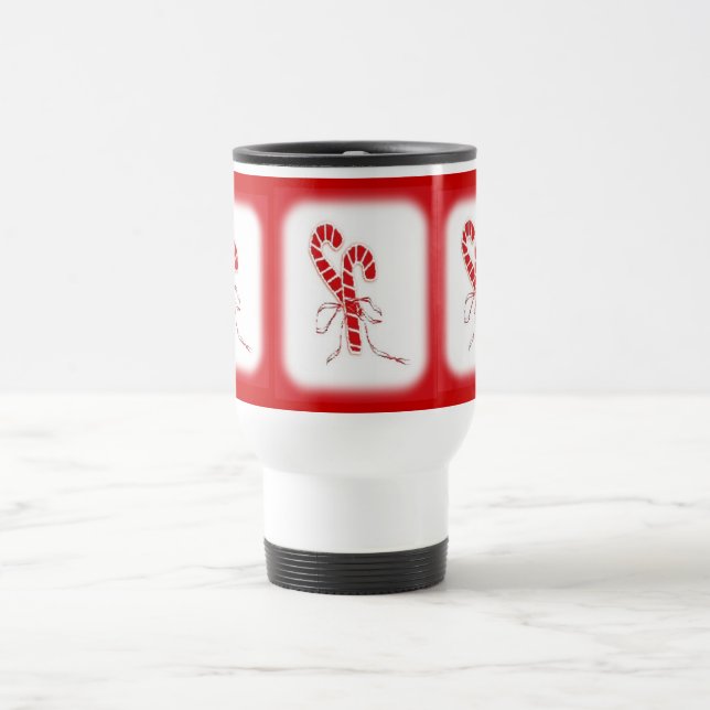 Candy Cane Travel Mug Reisebecher (Mittel)
