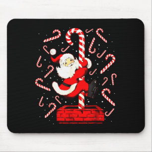 Candy Cane Weihnachten Santa Lustige Lichter Xmas  Mousepad