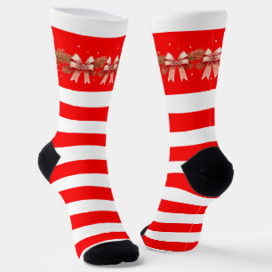 Candy Cane Weihnachten Socken
