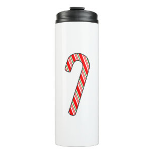 Candy Cane Weihnachten Zeichnend Thermosbecher