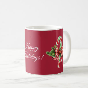 Candy Cane Weihnachtsarrangements Kaffeetasse