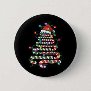 Candy Cane Weihnachtsbaum Xmas Liebe Candy Mens Wo Button