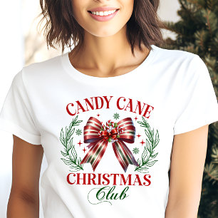 Candy Cane Weihnachtsclub Feiertag Tri-Blend Shirt