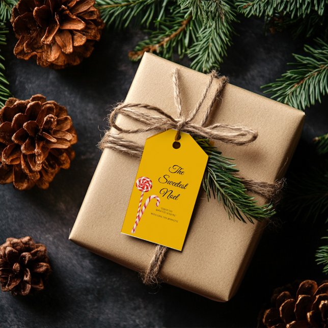 Candy Cane Weihnachtsgeschenk-Tag | Das süßeste We Geschenkanhänger (Von Creator hochgeladen)