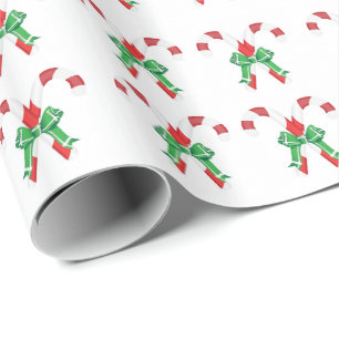 Candy Cane Weihnachtsgeschenkpapier Geschenkpapier