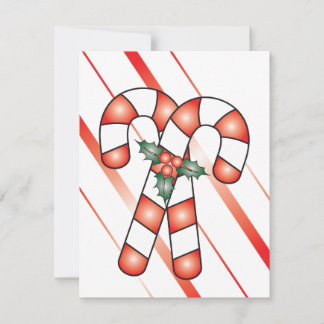 Candy Cane Weihnachtskarten Feiertagskarte