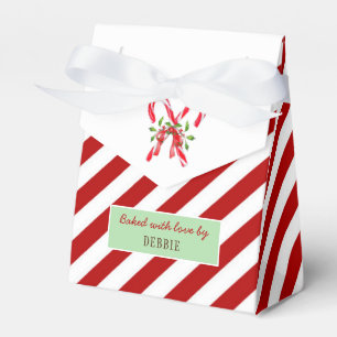 Candy Cane Weihnachtskeks Gefallen Box Geschenkschachtel