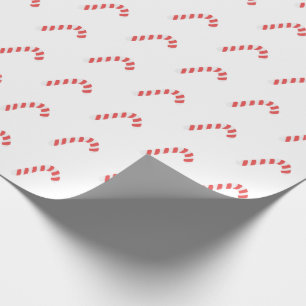 Candy Cane White Niedlich Simple Christmas Holiday Geschenkpapier