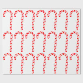 Candy Cane Wrapping Paper Geschenkpapier