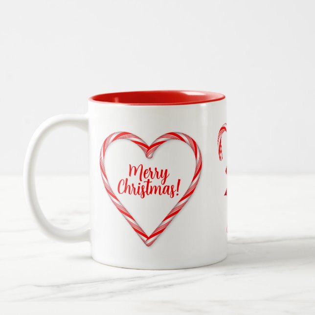 Candy Cane Zweifarbige Tasse (Links)
