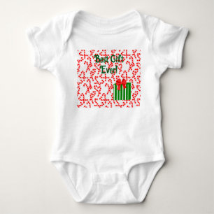 Candy Canes Baby Strampler