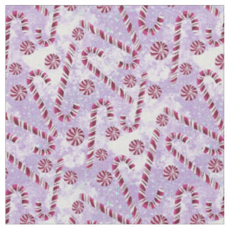 Candy Canes Berry Lila  Stoff