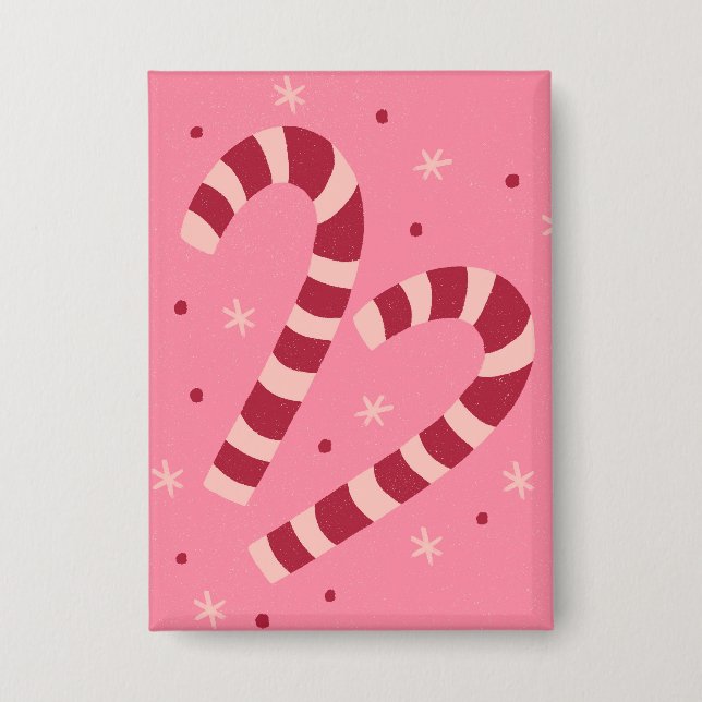 Candy canes button (Vorderseite)