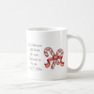Candy Canes & Christmas Quote Tasse