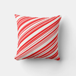 Candy Canes Christmas Red Green Reversible 4Ann Kissen