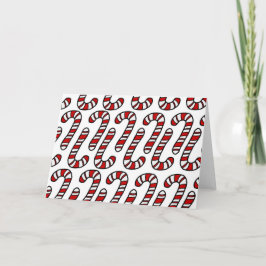 Candy Canes Feiertagskarte