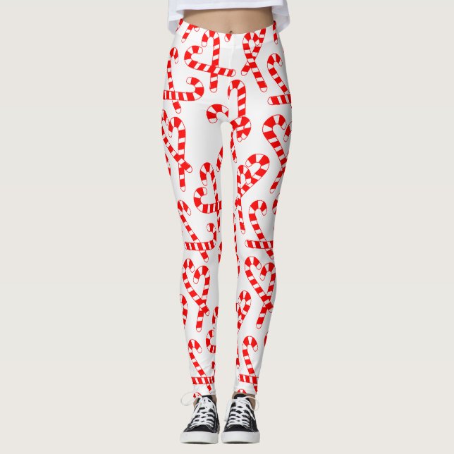 Candy Canes Leggings (Vorderseite)