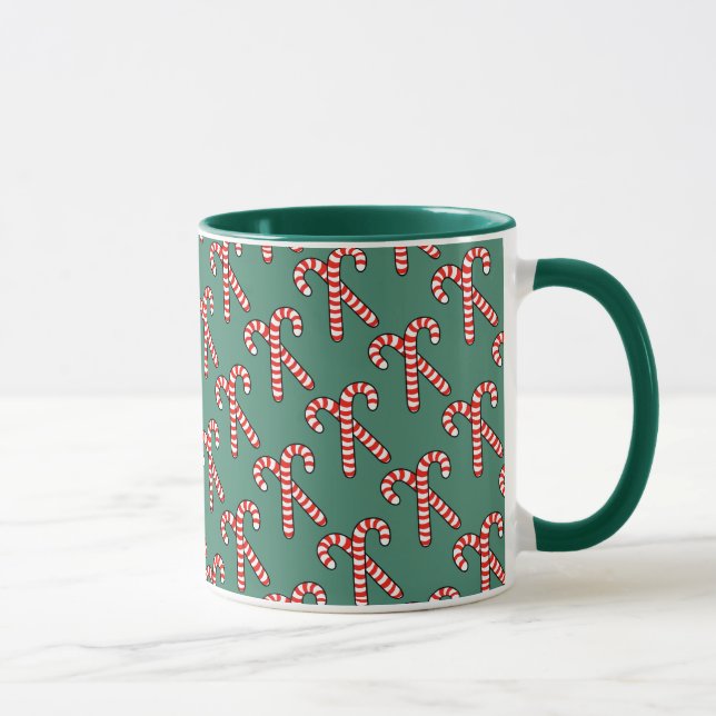 Candy Canes Muster Tasse (Rechts)