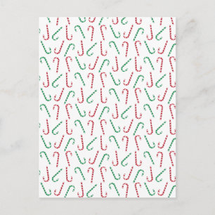 Candy Canes Postkarte