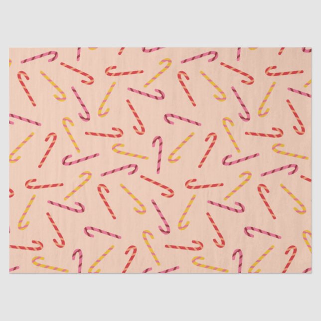 Candy Canes Seidenpapier (Vorderseite)