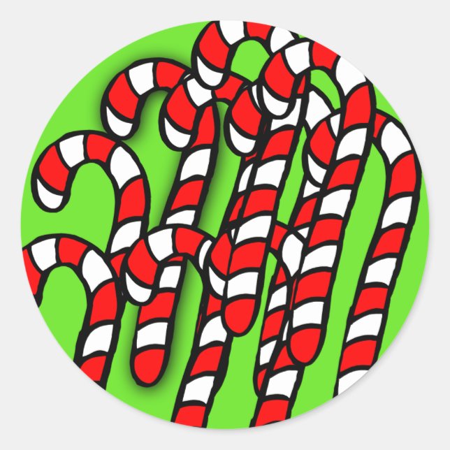 Candy Canes Stickers (Vorderseite)
