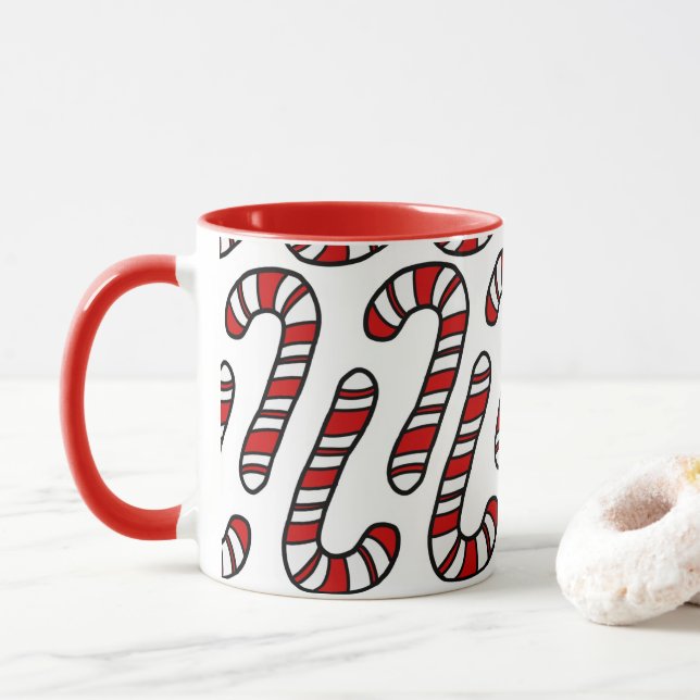 Candy Canes Tasse (Mit Donut)