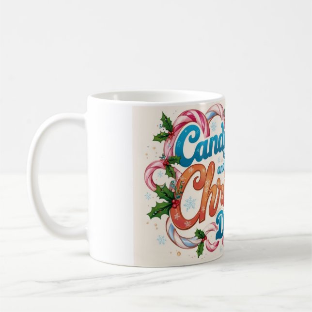 Candy Canes und Christmas Dreams Kaffeetasse (Links)