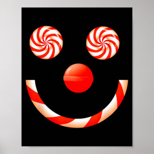 Candy Canes Weihnachts-Shirt für Kinder Teen Candy Poster