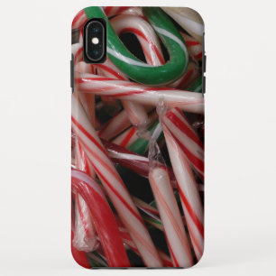 Candy Canes Weihnachtsfeiertag Weiß Grün und Rot Case-Mate iPhone Hülle
