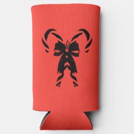 Candy Canes with Pine Needles & Bow Selters Dosenkühler