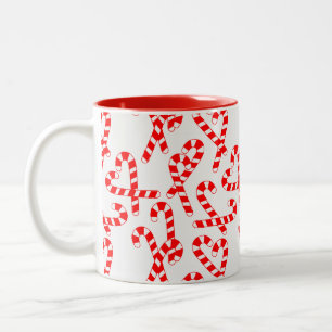 Candy Canes Zweifarbige Tasse