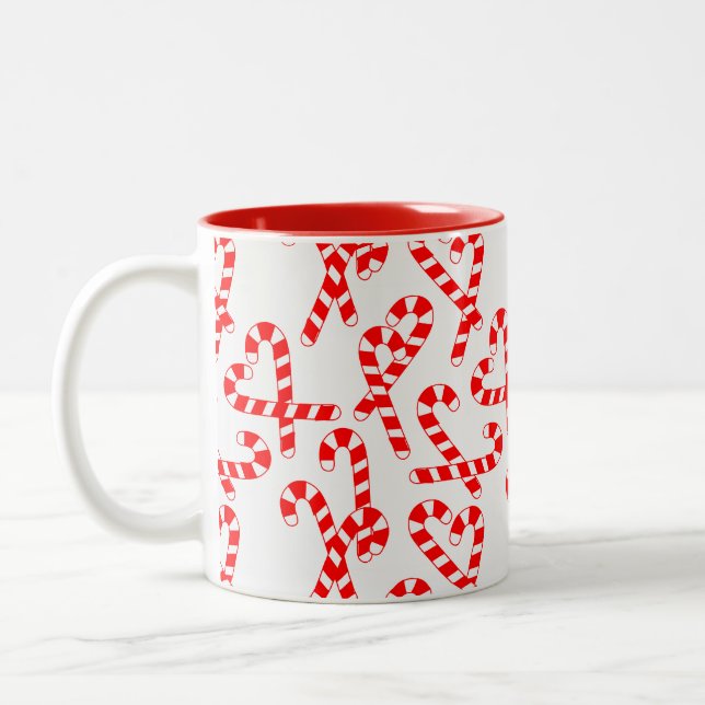 Candy Canes Zweifarbige Tasse (Links)