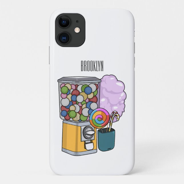 Candy Cartoon Illustration Case-Mate iPhone Hülle (Rückseite)