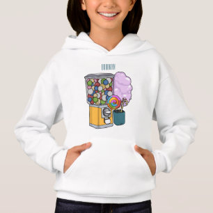 Candy Cartoon Illustration Hoodie