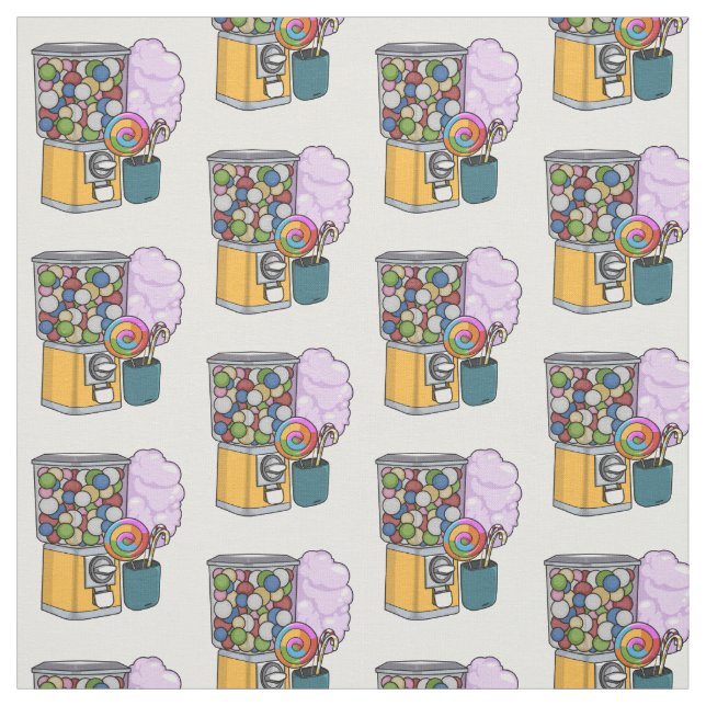 Candy Cartoon Illustration Stoff (Muster)
